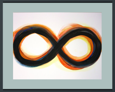 INFINITY IS INFINITE, BUT DIFFERENT Painting titled "INFINITY IS INFINIT…" by Ona Lodge, Original Art, Acrylic
