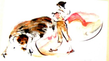 Peinture intitulée "matador 5" par Onaria, Œuvre d'art originale