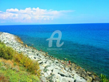 Fotografia intitolato "Mare, tirreno, sea,…" da Giovanna Tosi, Opera d'arte originale, Fotografia digitale