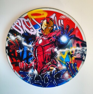 Painting titled "BAD IRON" by Onekize, Original Artwork, Spray paint