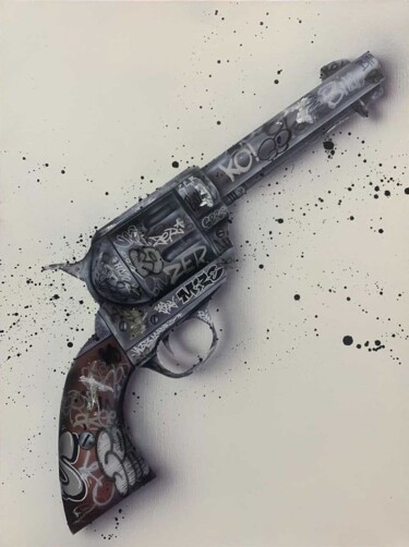 Pintura titulada "Art is my Weapon" por Onemizer, Obra de arte original, Acrílico