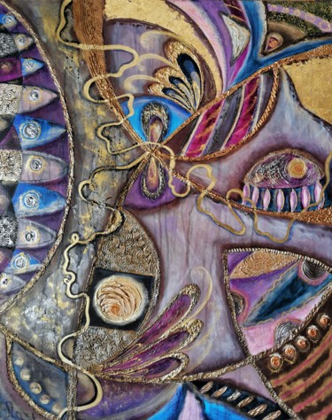"Balance" Peinture intitulée ""Balance"" par Anastasia Lesyuk, Œuvre d'art originale, Acrylique Monté sur Châssis