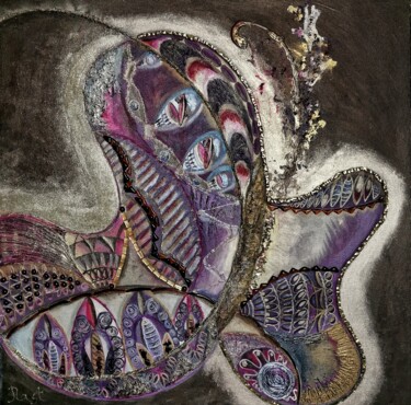 Картина под названием ""Butterfly"" - Anastasia Lesyuk, Подлинное произведение искусства, Акрил Установлен на Другая жесткая…