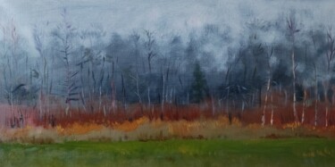 Картина под названием "лес" - Георгий Поляков, Подлинное произведение искусства, Масло
