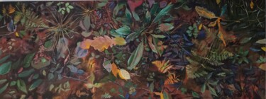 Painting titled "Осень из серии врем…" by Georgii Poliakov, Original Artwork, Oil