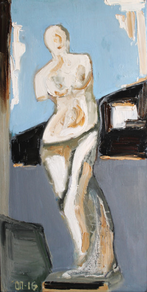 Painting titled "Venus" by Opaartist, Original Artwork, Oil