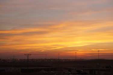 Photographie intitulée "Sunset at Sudair 2" par Opelmendoza, Œuvre d'art originale, Photographie numérique