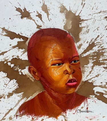 Malarstwo zatytułowany „Tomorrow unfolds” autorstwa Opeyemi Aremu, Oryginalna praca, Akryl