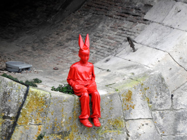 Fotografie mit dem Titel "L'enfant au bonnet…" von Alain Brasseur, Original-Kunstwerk