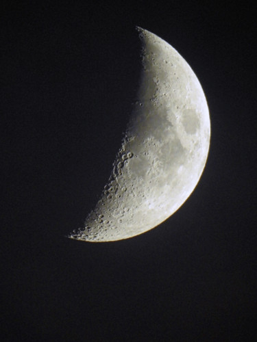 Photographie intitulée "Lune du 17/09/20018" par Alain Brasseur, Œuvre d'art originale