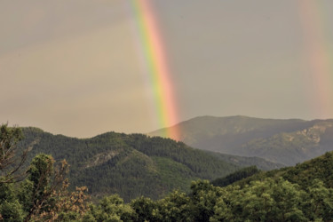 Photography titled "Double arc en ciel." by Alain Brasseur, Original Artwork