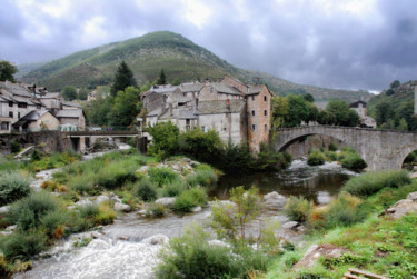 Photographie intitulée "Le Pont-de-Montvert" par Alain Brasseur, Œuvre d'art originale