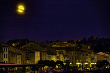 Fotografia intitolato "Full moon" da Alain Brasseur, Opera d'arte originale
