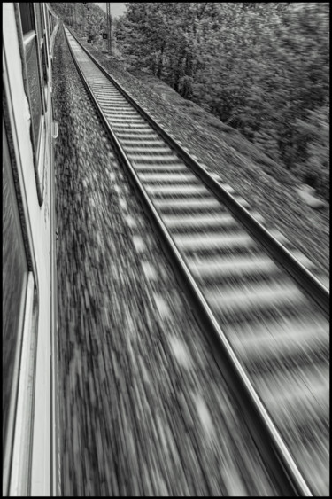 Photographie intitulée "Grande vitesse" par Alain Brasseur, Œuvre d'art originale