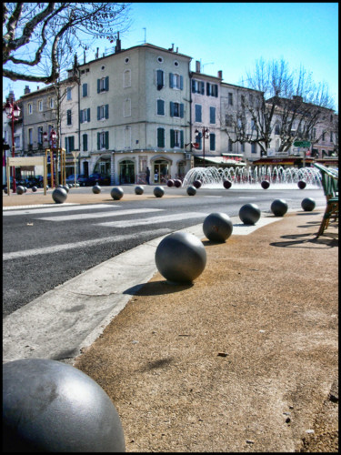 Photographie intitulée "Ici on a les boules." par Alain Brasseur, Œuvre d'art originale
