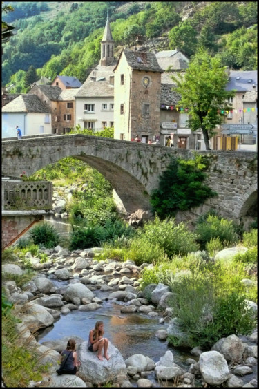 Photographie intitulée "Le Pont-de-Montvert…" par Alain Brasseur, Œuvre d'art originale