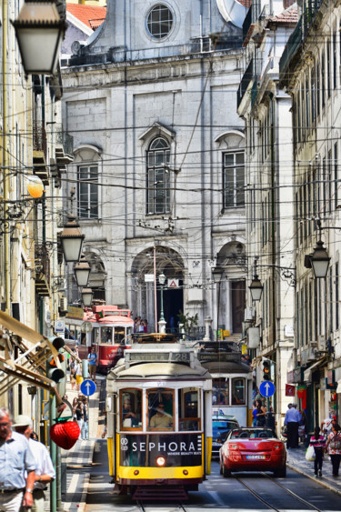 Photographie intitulée "Le tram 28" par Alain Brasseur, Œuvre d'art originale