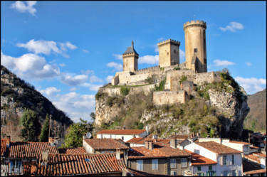 Photographie intitulée "Chateau de Foix" par Alain Brasseur, Œuvre d'art originale