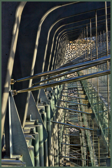 Photographie intitulée "Lumières au MuCEM d…" par Alain Brasseur, Œuvre d'art originale