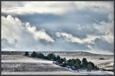 Photographie intitulée "Le bel hiver.....75" par Alain Brasseur, Œuvre d'art originale