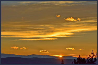 Photographie intitulée "Coucher de soleil. 3" par Alain Brasseur, Œuvre d'art originale