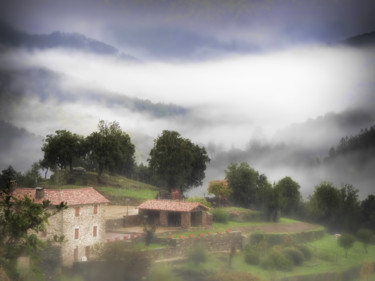 Photographie intitulée "Mas en Cévennes." par Alain Brasseur, Œuvre d'art originale