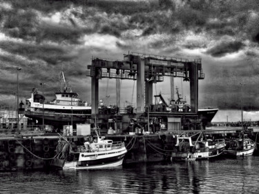 Fotografia zatytułowany „Port de pêche de Le…” autorstwa Alain Brasseur, Oryginalna praca