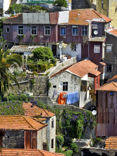 Photographie intitulée "Le vieux Porto n°2" par Alain Brasseur, Œuvre d'art originale