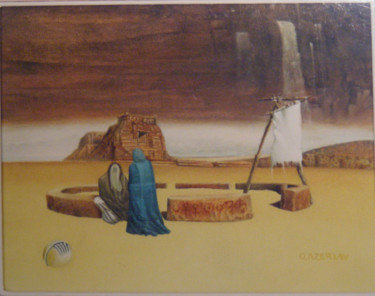Pintura titulada "El Círculo" por Orcas Azerlav, Obra de arte original, Oleo