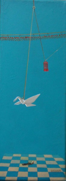 Pintura titulada "Origami" por Orcas Azerlav, Obra de arte original, Otro