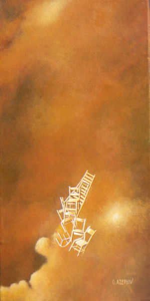 Картина под названием "Babel" - Orcas Azerlav, Подлинное произведение искусства, Другой