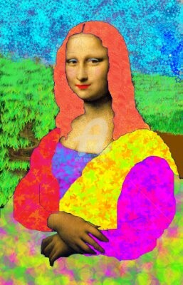 Photographie intitulée "Mona lisa reprennan…" par Frédéric Orceau, Œuvre d'art originale