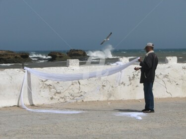 Photography titled "Pêcheur à Mogador (…" by Frédéric Orceau, Original Artwork