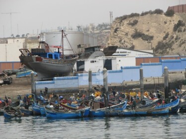 Photographie intitulée "Port d'Agadir (Moro…" par Frédéric Orceau, Œuvre d'art originale