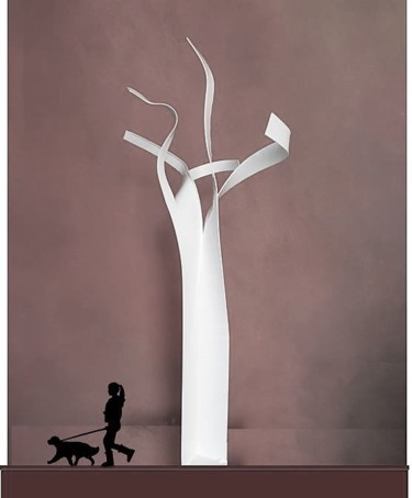 Sculpture intitulée "árbol (proyecto urb…" par Ricardo Orduz Ordoñez, Œuvre d'art originale