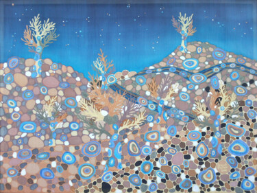 Картина под названием "Petrified trees" - Tereza Ordyan, Подлинное произведение искусства, Акрил