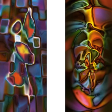 Digitale Kunst mit dem Titel "P.F. 2009" von Orest Dubay, Original-Kunstwerk, Digitale Malerei