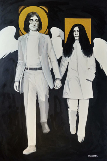 IMAGINE Malerei mit dem Titel "IMAGINE" von Orest Hrytsak, Original-Kunstwerk, Acryl Auf Gestell montiert