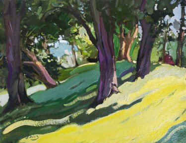 Parc Montsouris Painting titled "Parc Montsouris" by Orest Hrytsak, Original Art, Oil