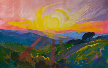 Coll de la Dona Peinture intitulée "Coll de la Dona" par Orest Hrytsak, Œuvre d'art originale, Huile