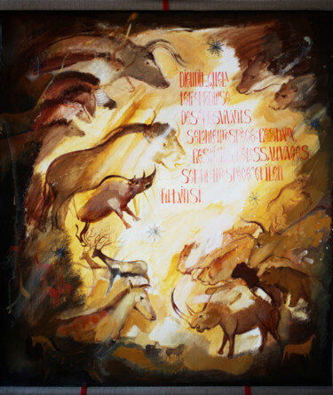 Pittura intitolato "Kakemono Sixième  j…" da Orest Hrytsak, Opera d'arte originale, Acrilico