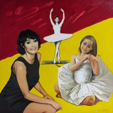 Pintura titulada "Signes, Marie-Claud…" por Orest Hrytsak, Obra de arte original, Oleo Montado en Bastidor de camilla de mad…