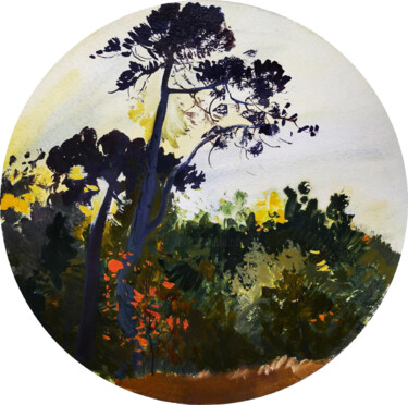 "Bois de Boulogne, A…" başlıklı Tablo Orest Hrytsak tarafından, Orijinal sanat, Pigmentler