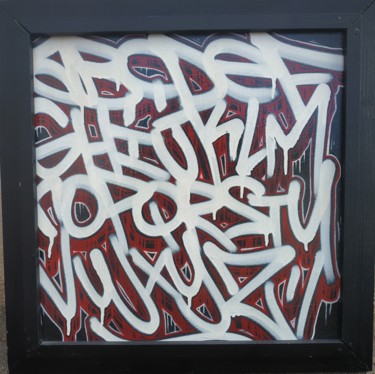 Peinture intitulée "Alphabet" par Orez, Œuvre d'art originale, Bombe aérosol