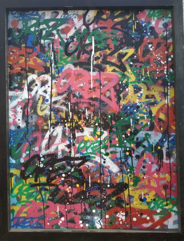 Peinture intitulée "The punisher 2" par Orez, Œuvre d'art originale, Bombe aérosol