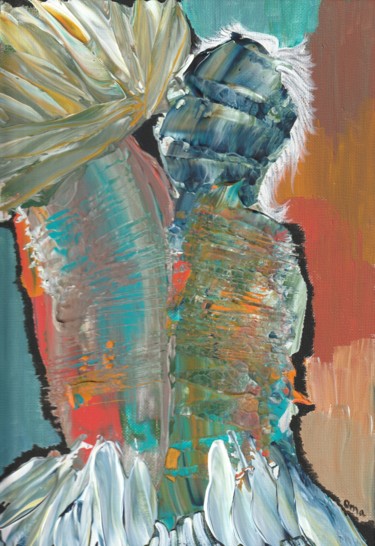 Haute-Couture Peinture intitulée "Haute-Couture" par O.M.A., Œuvre d'art originale, Acrylique