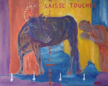 Gao Mata façon Pontmain Peinture intitulée "Gao Mata façon Pont…" par O.M.A., Œuvre d'art originale, Acrylique