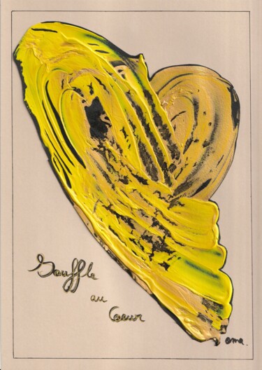 Peinture intitulée "Souffle au coeur" par O.M.A., Œuvre d'art originale, Acrylique