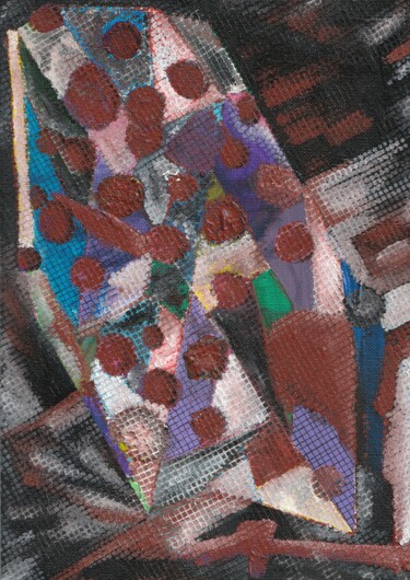 Peinture intitulée "Sombrage" par O.M.A., Œuvre d'art originale, Acrylique