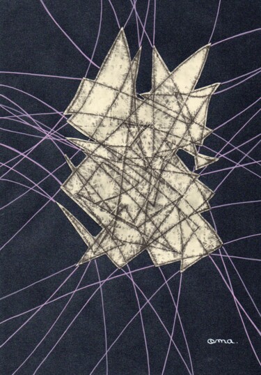 Εκτυπώσεις & Χαρακτικά με τίτλο "Croissance 2" από O.M.A., Αυθεντικά έργα τέχνης, Μονοτυπία